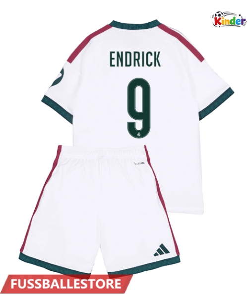 Günstige Real Madrid Endrick #9 Heimtrikotsatz Kinder 2026-27 Kurzarm (+ Kurze Hosen)